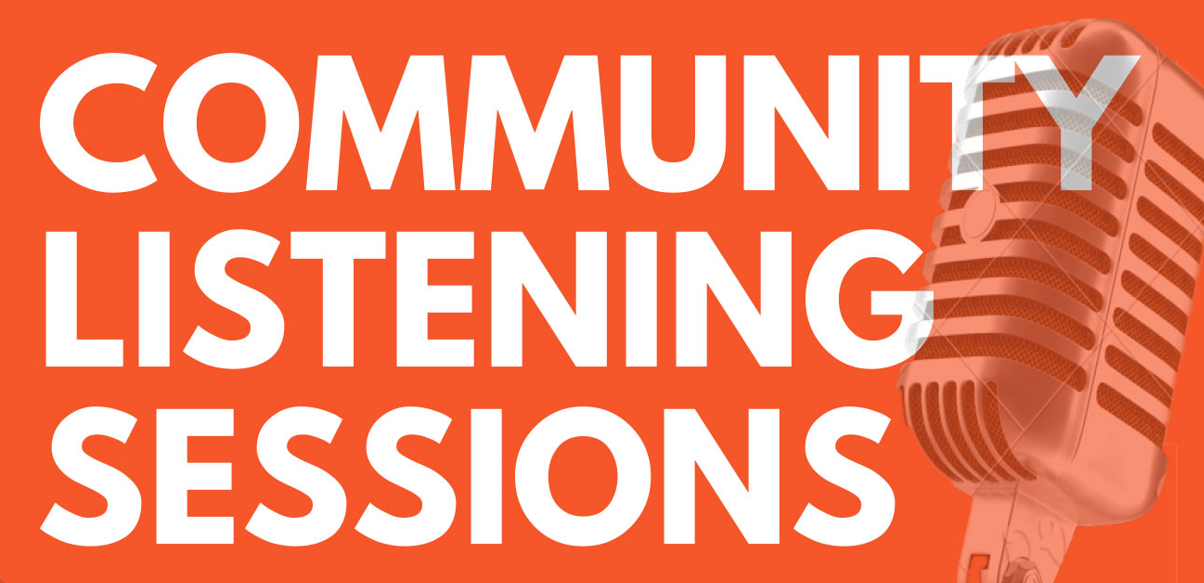 community listening sessions with microphone