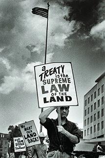 Maria Varela photgraph of land activist in 1968 poor people's campaign.