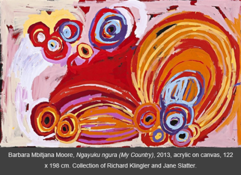 Ngayuku ngura, my country, acrylic on canvas